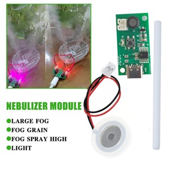 ماژول-تولید-بخار-سرد-با-ورودی-USB-Type-C-به-همراه-پیزو-و-اسفنج
