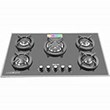 اجاق-گاز-صفحه-ای-پنج-شعله-پلوپز-وسط-شیشه-ای-کد-120-ملینی