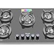 اجاق-گاز-صفحه-ای-شیشه-ای-پنج-شعله-پلوپز-وسط-ملینی-مدل-پارمیس