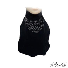 یقه-حجاب-نگین-دار