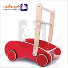 واکر-کودک-چوبی-قرمز