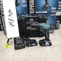 دریل-شارژی-مارک-ایرباور-18-ولت-مدل-ERI744COMباطری-لتیومی-باطری-یدک