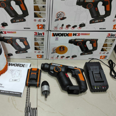 هلتی-شارژی-ورکس20ولت-مدل-W-394-باطری-مکس-لتیومی-2-امپر-ساعت-قدرت-تخریب-2-کیلو