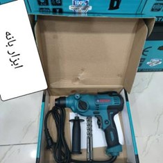 دریل-بتن-کن-بوش-مدل3010-سه-نظام-4-شیار-قابلیت-تا-مته-12-میلیمتر-750-وات-2500-دور-در-دقیقهدو-کاره-تخریب-ودریل