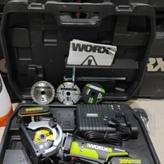 اره-گرد-بر-ماهواری-شارژی-ورکس-20-ولت-مدل-wu520-1-باطری-لتیومی-2300-دوردردقیقه-تیغه-85-میل