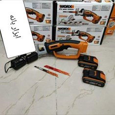 اره-افق-بر-شارژی-مینی-ورکس-20-ولت-مدل-WG894E-دارای-دو-عدد-باطری