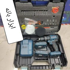 دریل-شارژی-بوش-طرح-موتور-براسلش-88-ولت28-ولت-واقعی-سه-نظام-فلزی-گیربکس-دو-حالتهسه-نظام-13-دارای-یک-عدد-باطری-یدک