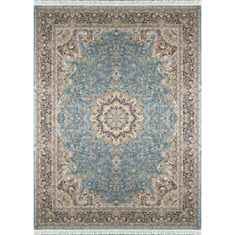 فرش-ماشینی-زمرد-مشهد-طرح-36000-زمینه-آبی