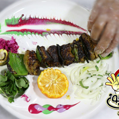 چلو-کباب-لقمه