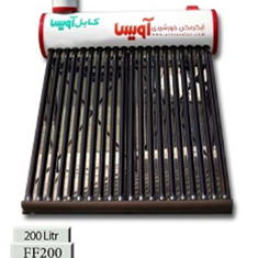 آبگرم-کن-خورشیدی-مخزن-استیل-200-لیتریفلوتر-دارآویسا