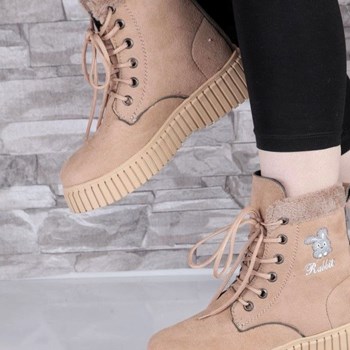 نیم-بوت-زنانه-مدل-خرگوشی-خزدار-سایز-37-الی-40