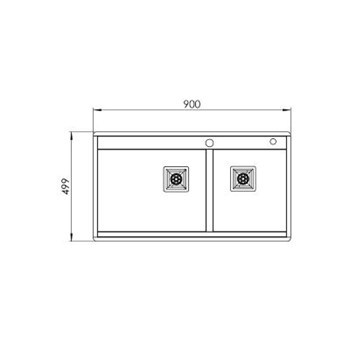 سینک-ظرفشویی-کن-CAN-BCN30290-cm