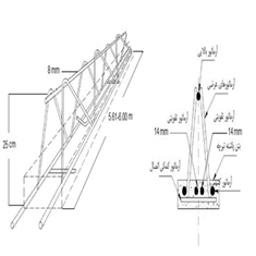تیرچه-خرپا-8-ارتفاع-25-طول-5-61-الی-6-00