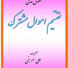 حقوق-مدنی-تقسیم-اموال-مشترک-علی-سرخی