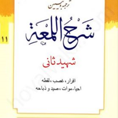 ترجمه-وتبیین-شرح-اللمعه-شهیدثانی-جلد11-اقرار-غصب-لقطه-علی-شیروانی-محمدمسعودعباسی-زنجانی
