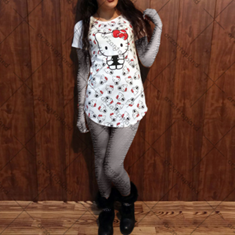 تونیک-آستین-رگلان-یکروچاپ