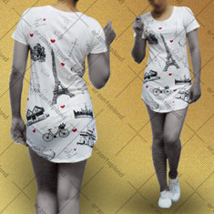 تونیک-آستین-رگلان-دوروچاپ