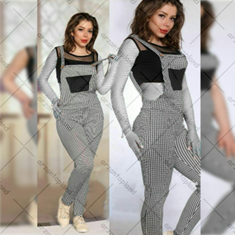 سرهمی-پیشبندی-چهار-خانه-ای