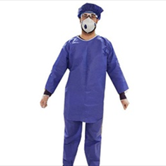 گان-بیمار-با-شلوار-و-کلاه