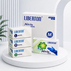 دستکش-نیتریل-آبی-لیبرتون-خرید-و-قیمت-دستکش-پزشکی
